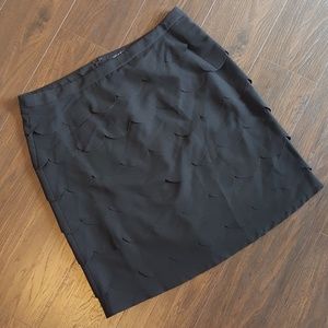 Zac & Rachel Black Scalloped Skirt Size 14